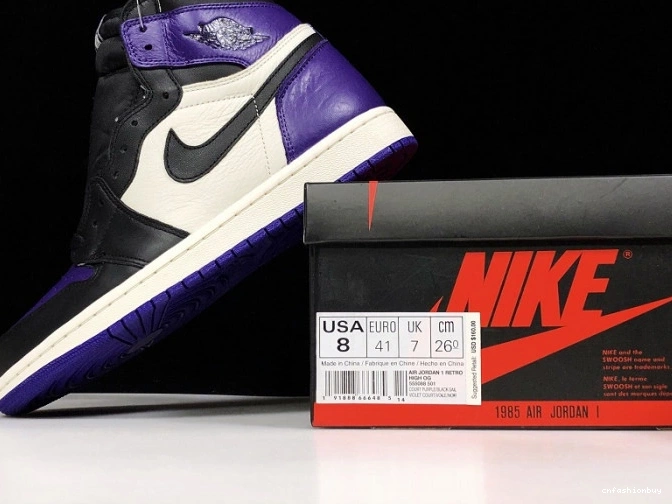 Air Purple 555088-501 Jordan 1 Court 1112